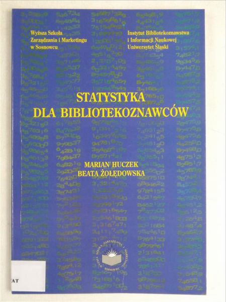 Huczek Marian,   - Statystyka dla bibliotekoznawców