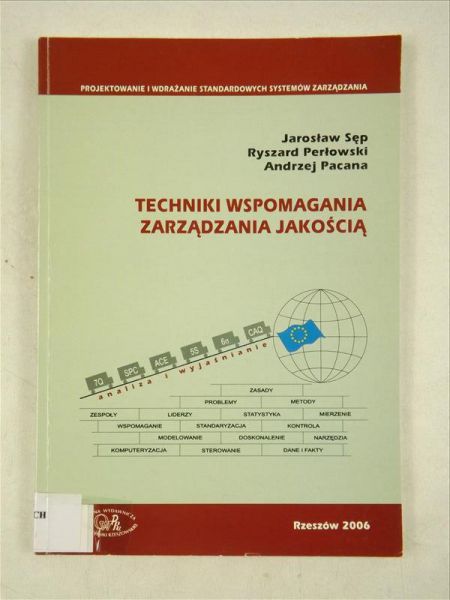 Sęp Jarosław - Techniki wspomagania zarządzania jakością