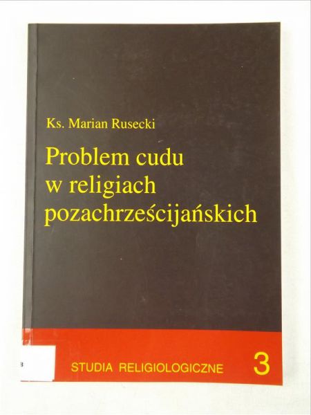 Problem cudu w religiach pozachrześcijańskich