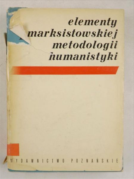 Elementy  marksistowskiej metodologii humanistyki