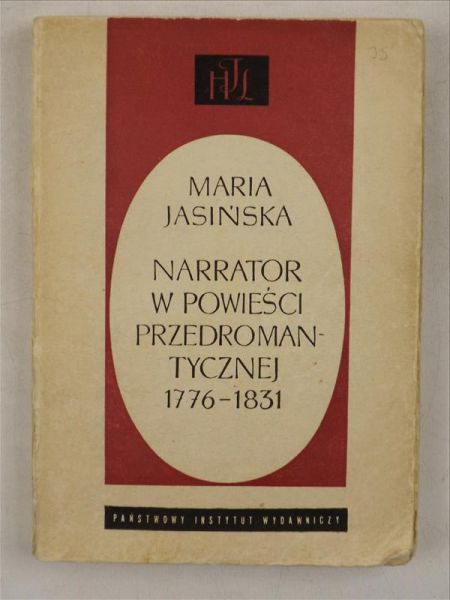 Narrator w powieści przedromantycznej 1776-1831