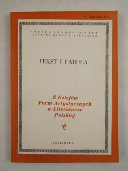 Niedzielski Czesław (red.) - Tekst i fabuła