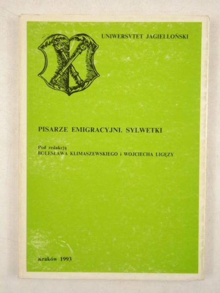 Klimaszewski Bolesław,    - Pisarze emigracyjni. Sylwetki