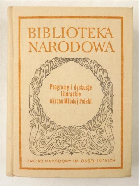 Programy i dyskusje literackie okresu Młodej Polski, BN