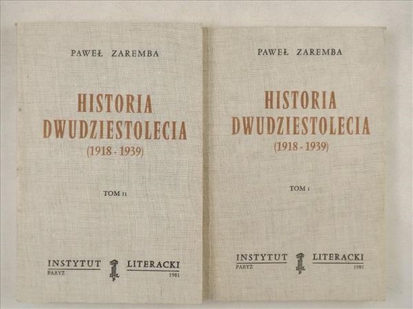 Historia dwudziestolecia (1918-1939), Tom I-II