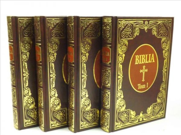 Biblia to jest księgi Starego i Nowego Testamentu, T. I-IV