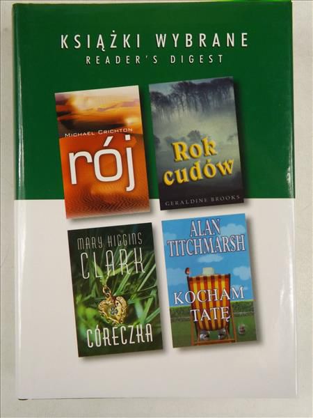 Książki wybrane. Reader's Digest. Crichton, Brooks, Clark, Titchmarsh