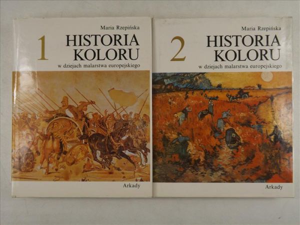Historia koloru w dziejach malarstwa europejskiego, Tom I-II