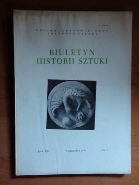 Biuletyn Historii Sztuki Nr 1
