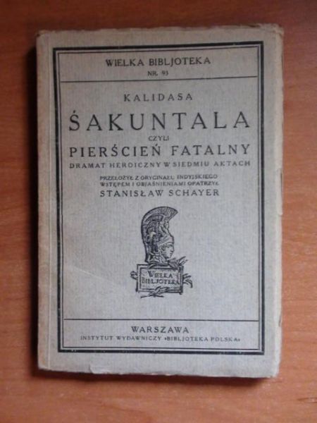 Śakuntalia czyli pierścień fatalny, 1924
