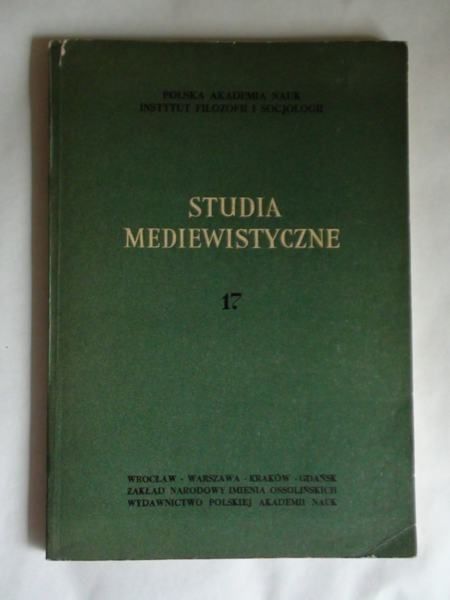 Studia mediewistyczne 17