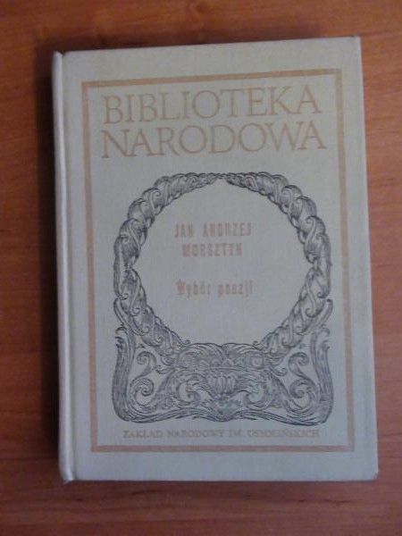 Morsztyn Jan Andrzej - Wybór poezji, BN