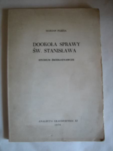 Dookoła sprawy św.Stanisława
