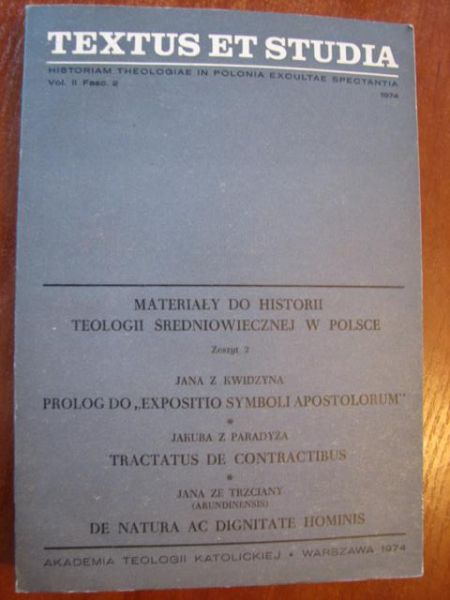 Textus et studia Vol II Fasc. 2