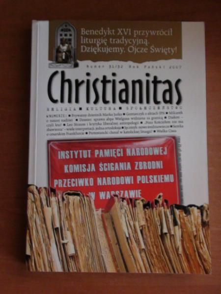 Christianitas. Religia, kultura, społeczeństwo nr 31/32 2007