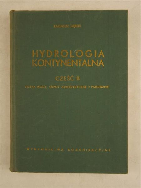 Hydrologia kontynentalna, cz. II