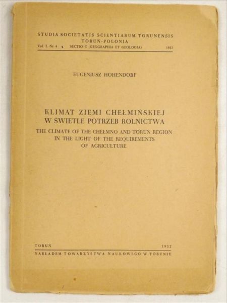 Klimat ziemi chełmińskiej w świetle potrzeb rolnictwa