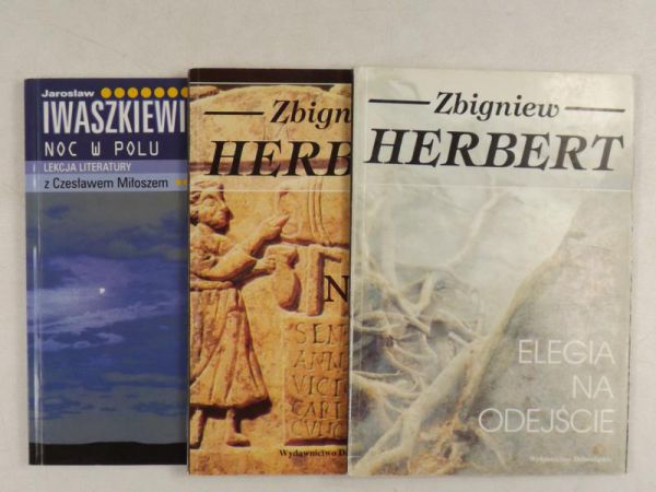 Napis  Elegia na odejście  Noc w polu. Lekcja literatury z Czesławem Miłoszem