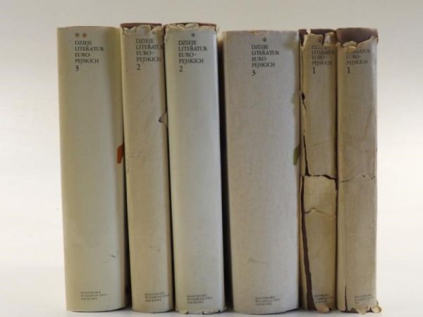Dzieje literatur europejskich, t. I-III