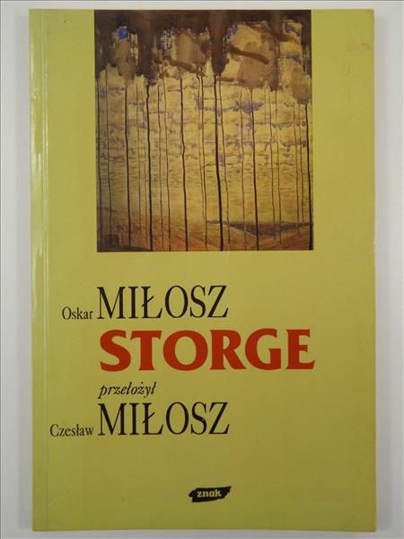 Storge, przekład Czesława a, autograf
