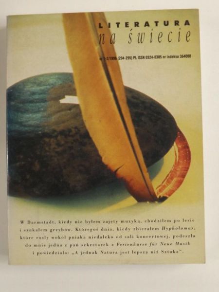 Literatura na świecie 1-2/1996