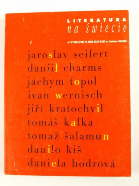 Literatura na świecie nr 3/1996