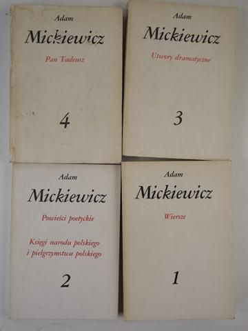 Mickiewicz Adam - Dzieła poetyckie, t. I-IV