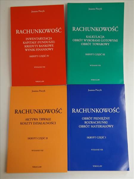 Rachunkowość, Część I-II