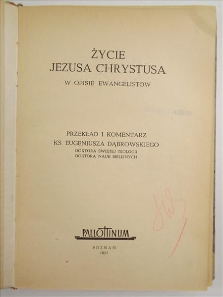 Życie Jezusa Chrystusa w opisie ewangelistów