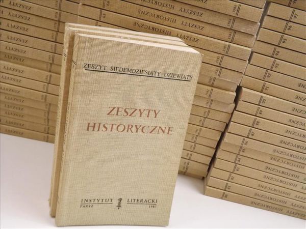 Zeszyty historyczne nr 1100, lata wydań 1972  1992, Instytut Literacki Paryż