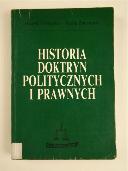 Historia doktryn politycznych i prawnych