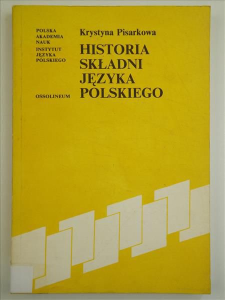 Historia składni języka polskiego