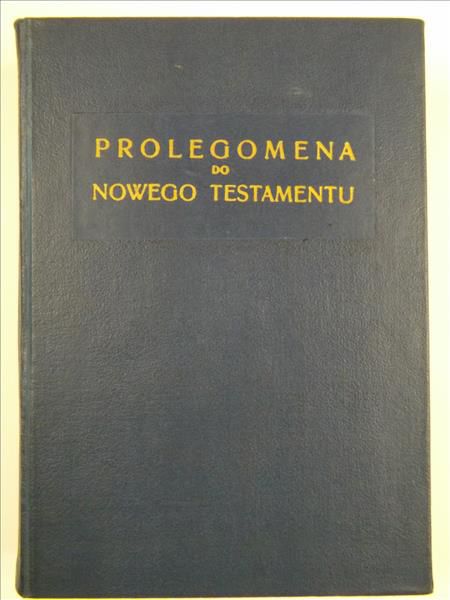 Prolegomena do Nowego Testamentu