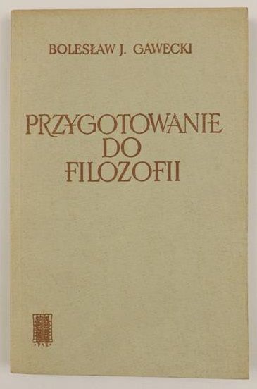 Przygotowanie do filozofii