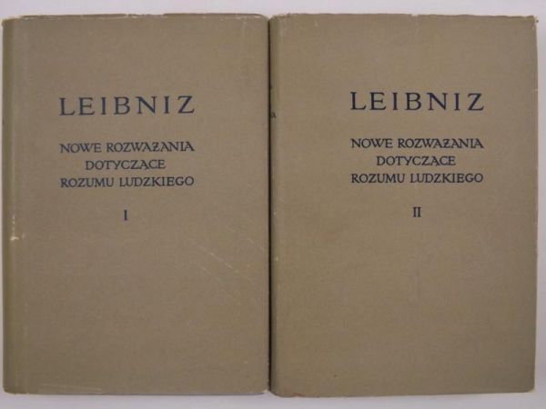 W. - Nowe rozważania dotyczące rozumu ludzkiego Tom.I-II