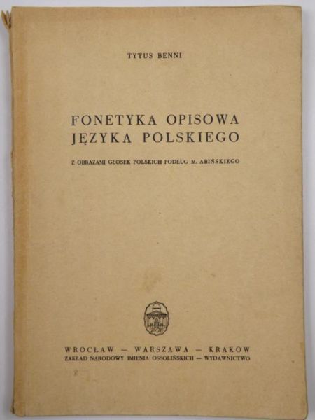 Fonetyka opisowa języka polskiego