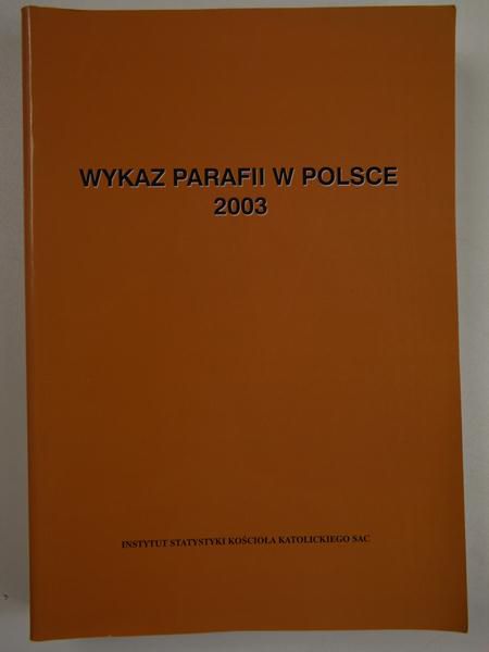 Wykaz parafii w Polsce 2003