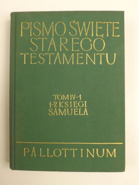 Księgi Samuela 1-2, t. IV-1 Pallottinum