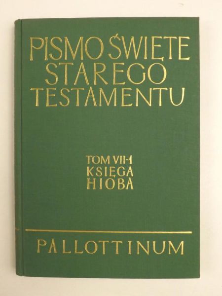 Księga Hioba Tom VII-1, Pallottinum