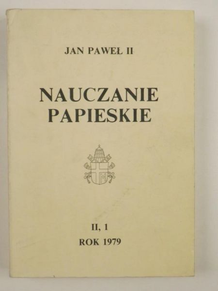 Jan Paweł II - Nauczanie papieskie Tom II/1 1979 (styczeń-czerwiec)