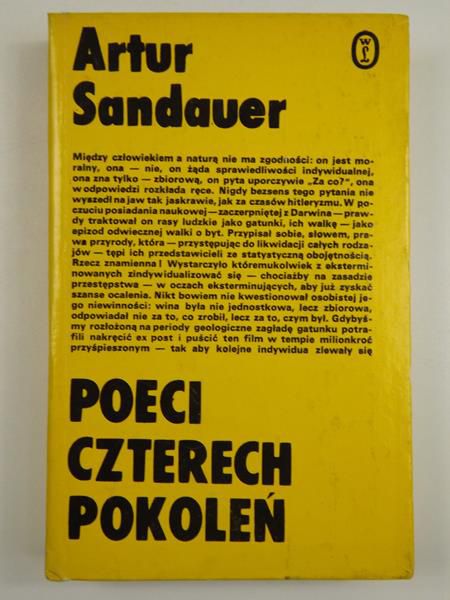 Sandauer Artur - Poeci czterech pokoleń