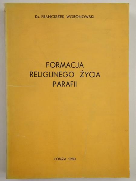 Formacja religijnego życia parafii