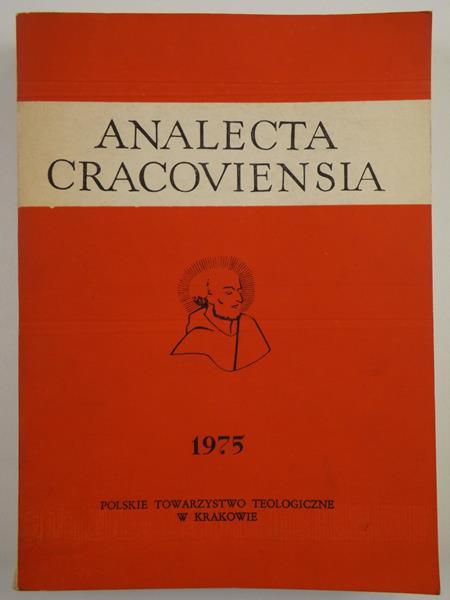 Analecta Cracoviensia 1975, T. VII