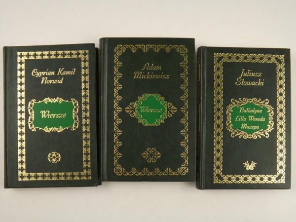 Mickiewicz A., Słowacki J., Norwid C.K. - Polska poezja, 3 książki