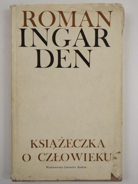 Ingarden Roman - Książeczka o człowieku