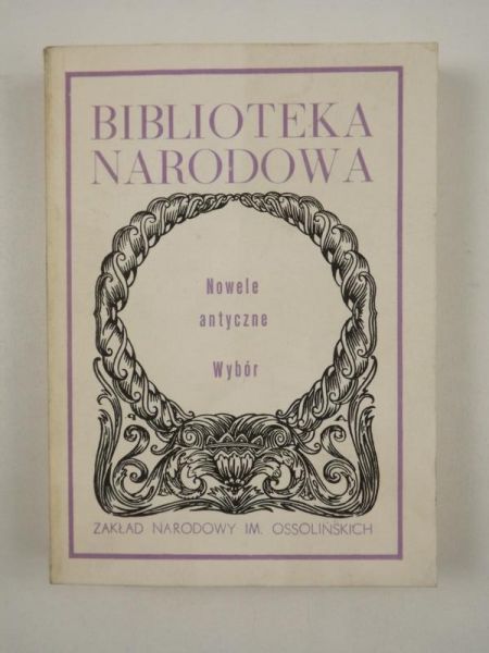 Turasiewicz R.  S.  - Nowele antyczne. Wybór