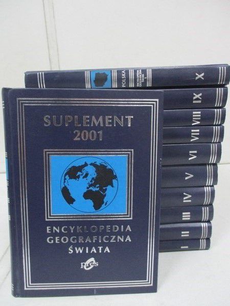 ) - Encyklopedia Geograficzna Świata t. I-X, suplement