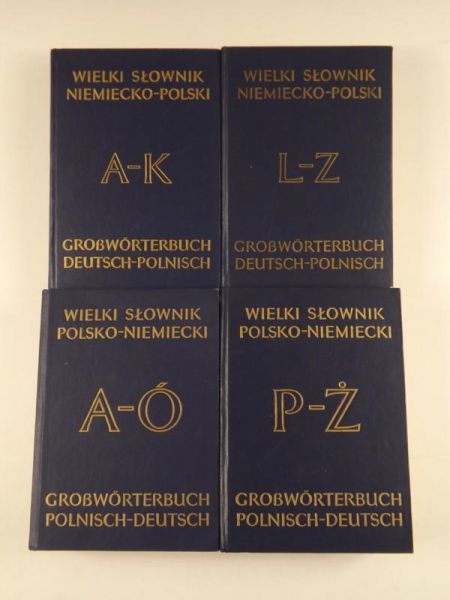 Wielki słownik niemiecko- polski; polsko- niemiecki, 4 tomy