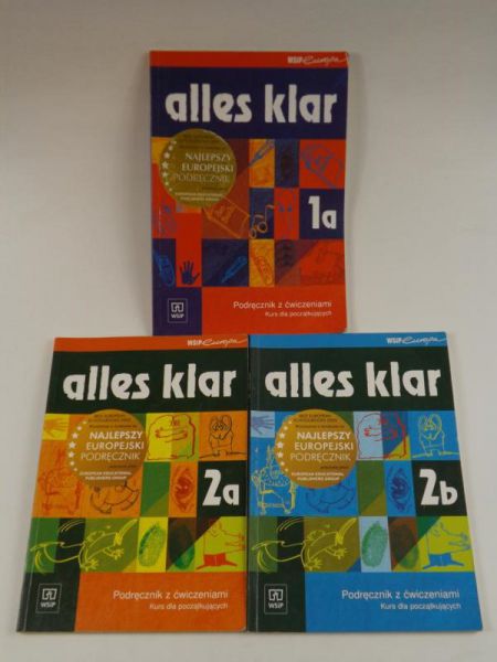 Kuciński Ł., Kaiser W. - Alles Klar 1a / 2a / 2b, 3 książki