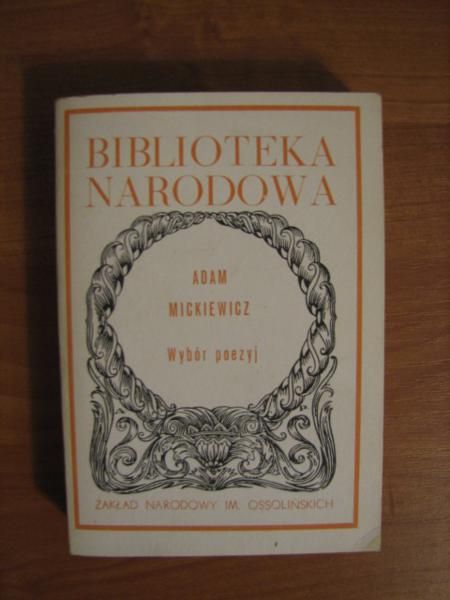 Mickiewicz Adam - Wybór poezyj T. I BN